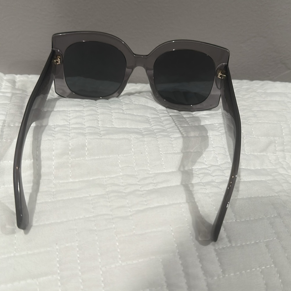 Fendi Black Oversized Cat-Eye Glasses - Picture 8 of 11